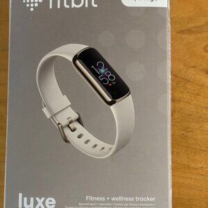 Fitbit Luxe Fitness & Wellness Tracker Box & Charger included
